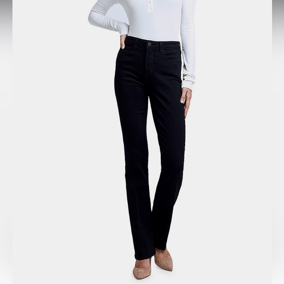 L’AGENCE Oriana High Rise Black Jeans - Picture 2 of 15